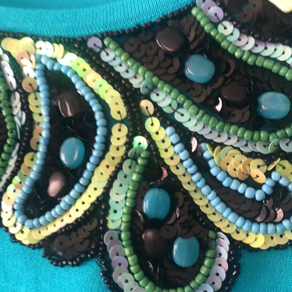 Joseph A. - XL Women's Top - Turquoise - Picture 3 of 8